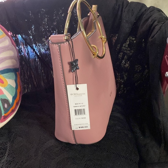Women’s BCBG Bags The Sammie Satchel in Rose - Picture 6 of 17